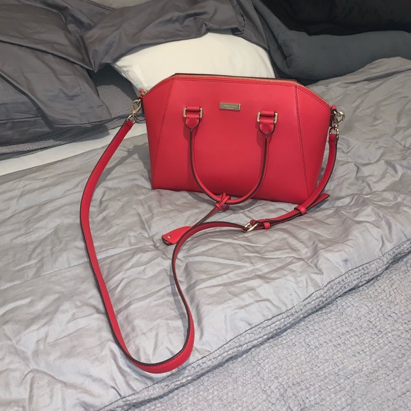 Red Kate Spade crossbody - Picture 4 of 5